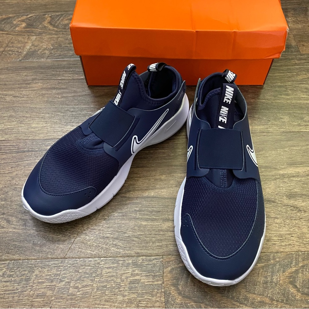 Nike Youth Navy Blue Slip-On Shoes